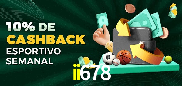 10% de bônus de cashback na ii678