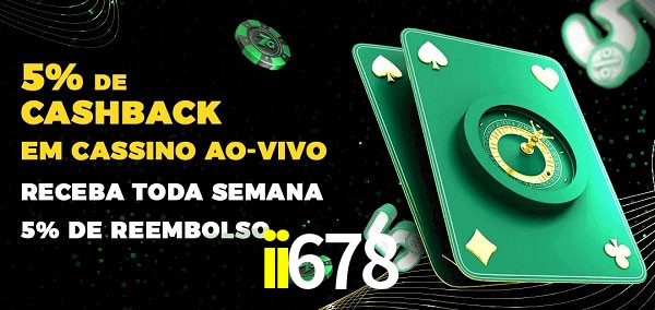Promoções do cassino ao Vivo ii678